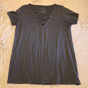 Flowy American Eagle top